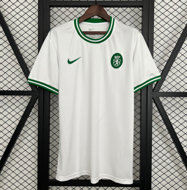 2025-26 Sporting Lisbon White Special Soccer Jersey shirt